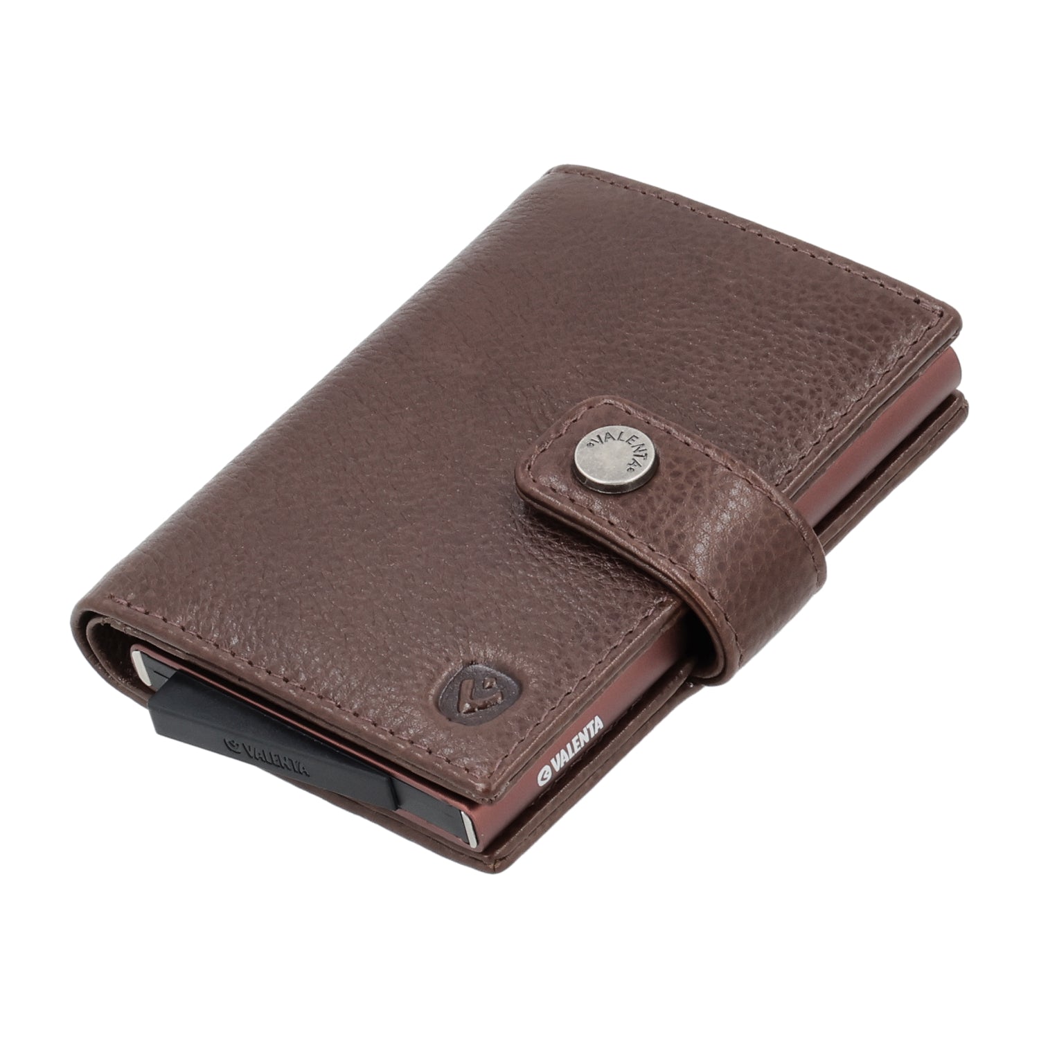 Cardprotector Plus Dark Brown + Card Wallet Luxe Chocolate
