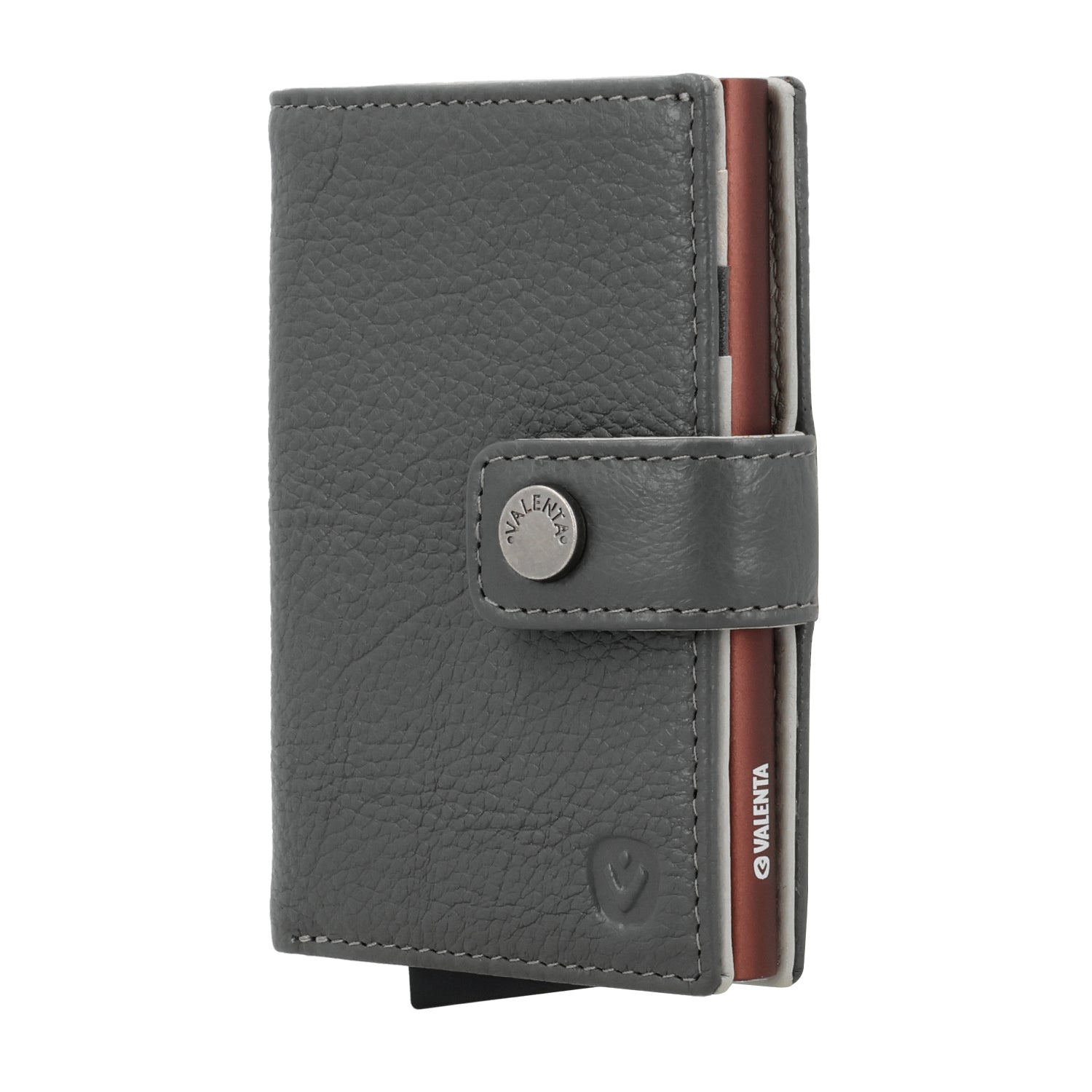 Cardprotector Plus Dark Brown + Card Wallet Luxe Grey