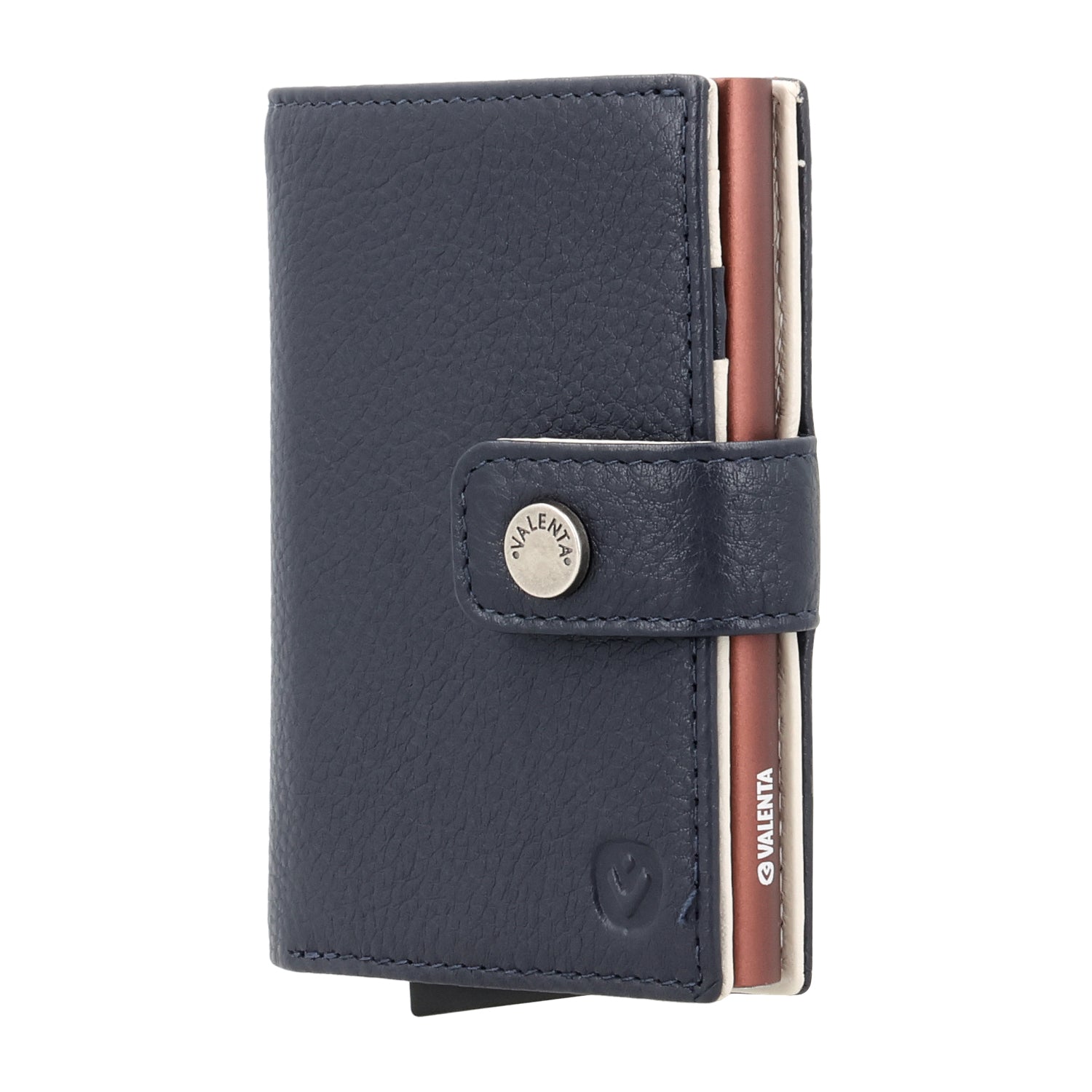 Cardprotector Plus Dark Brown + Card Wallet Luxe Navy