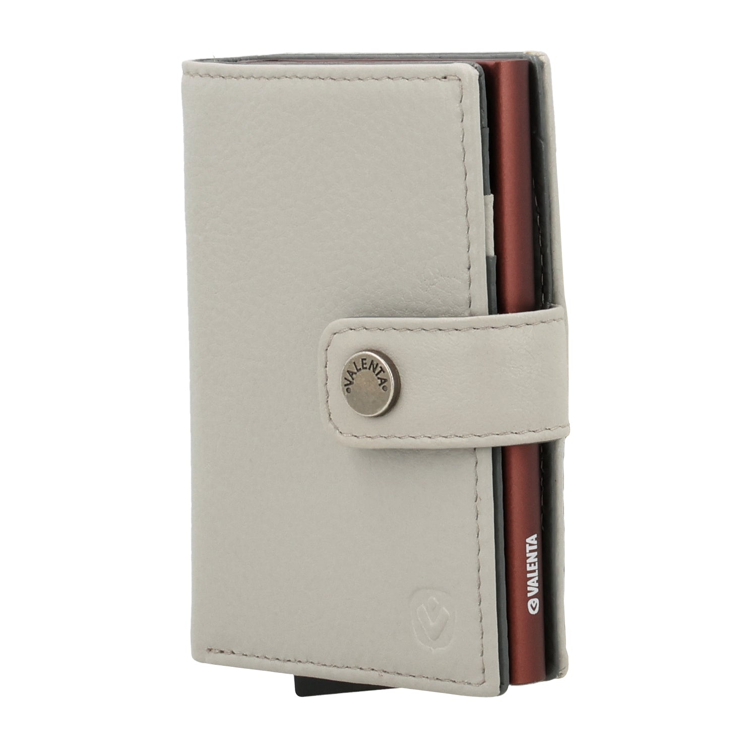 Cardprotector Plus Dark Brown + Card Wallet Luxe Off-White