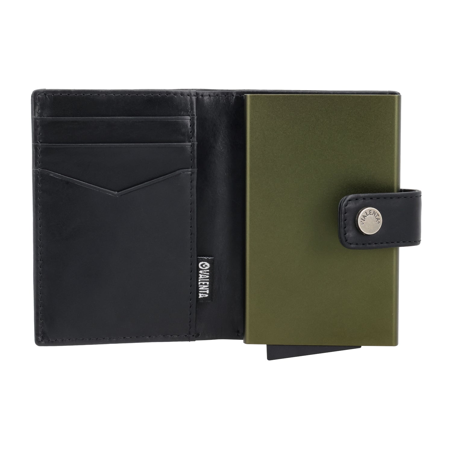 Cardprotector Plus Dark Green + Card Wallet Luxe Black