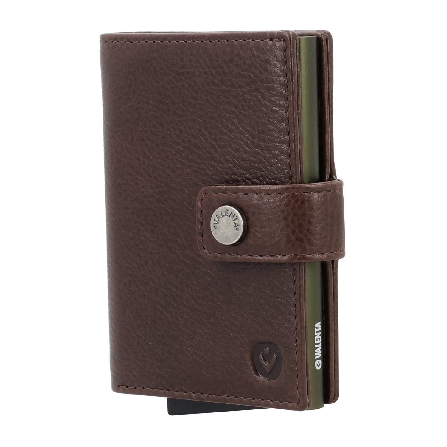 Cardprotector Plus Dark Green + Card Wallet Luxe Chocolate