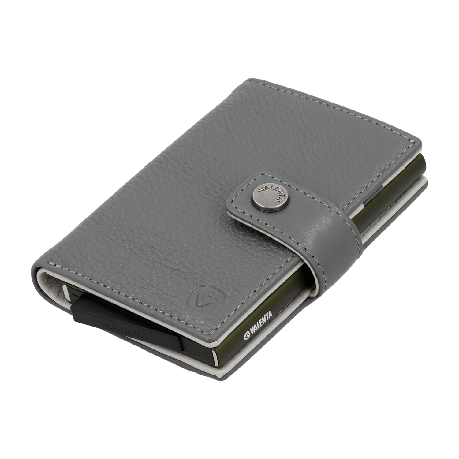 Cardprotector Plus Dark Green + Card Wallet Luxe Grey