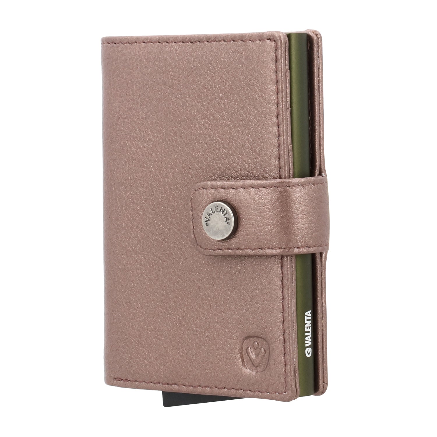 Cardprotector Plus Dark Green + Card Wallet Luxe Metallic Copper