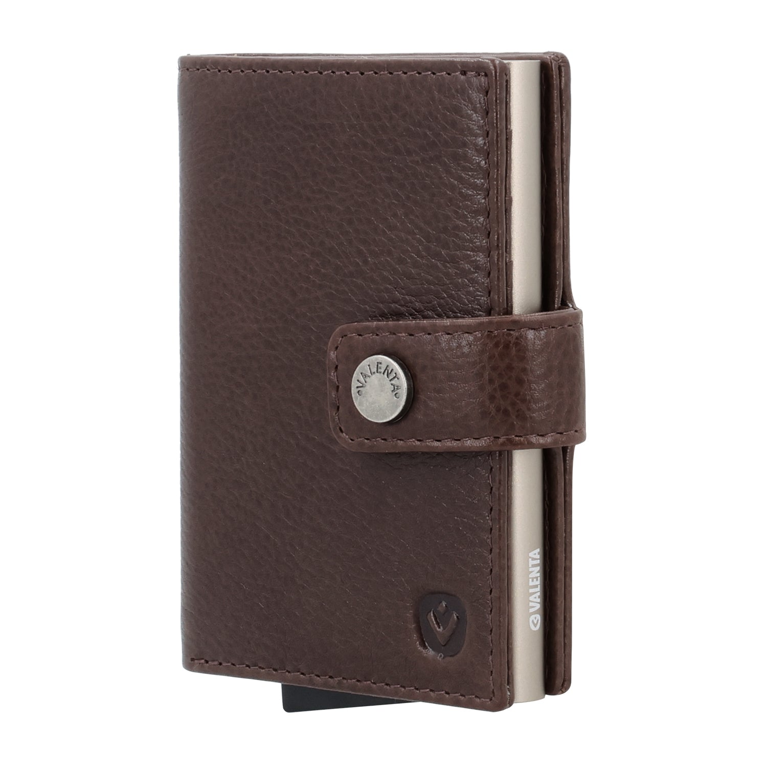 Cardprotector Plus Titanium Gold + Card Wallet Luxe Chocolate