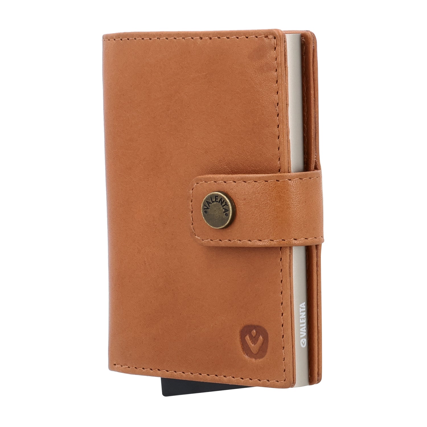 Cardprotector Plus Titanium Gold + Card Wallet Luxe Tan