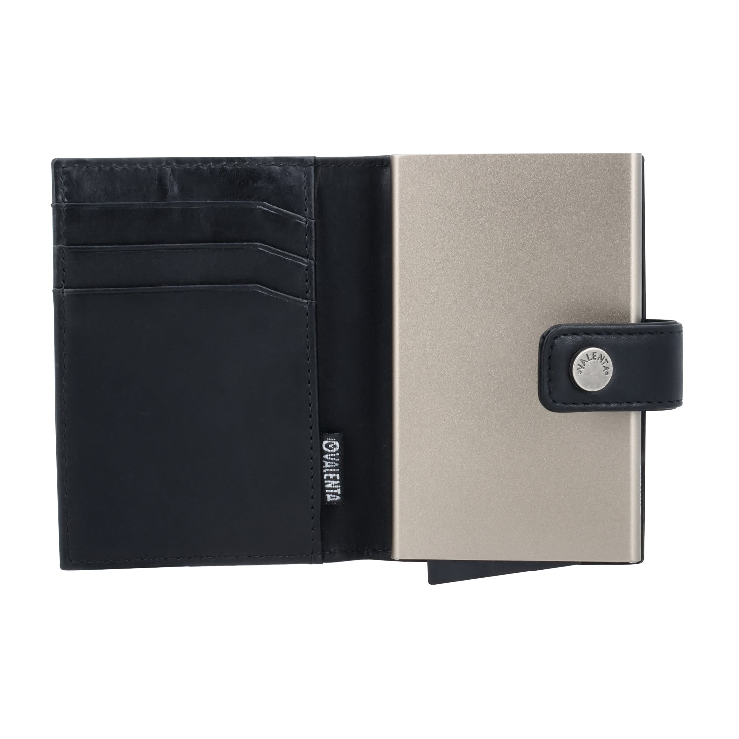Cardprotector Plus Titanium Gold + Card Wallet Standard Black