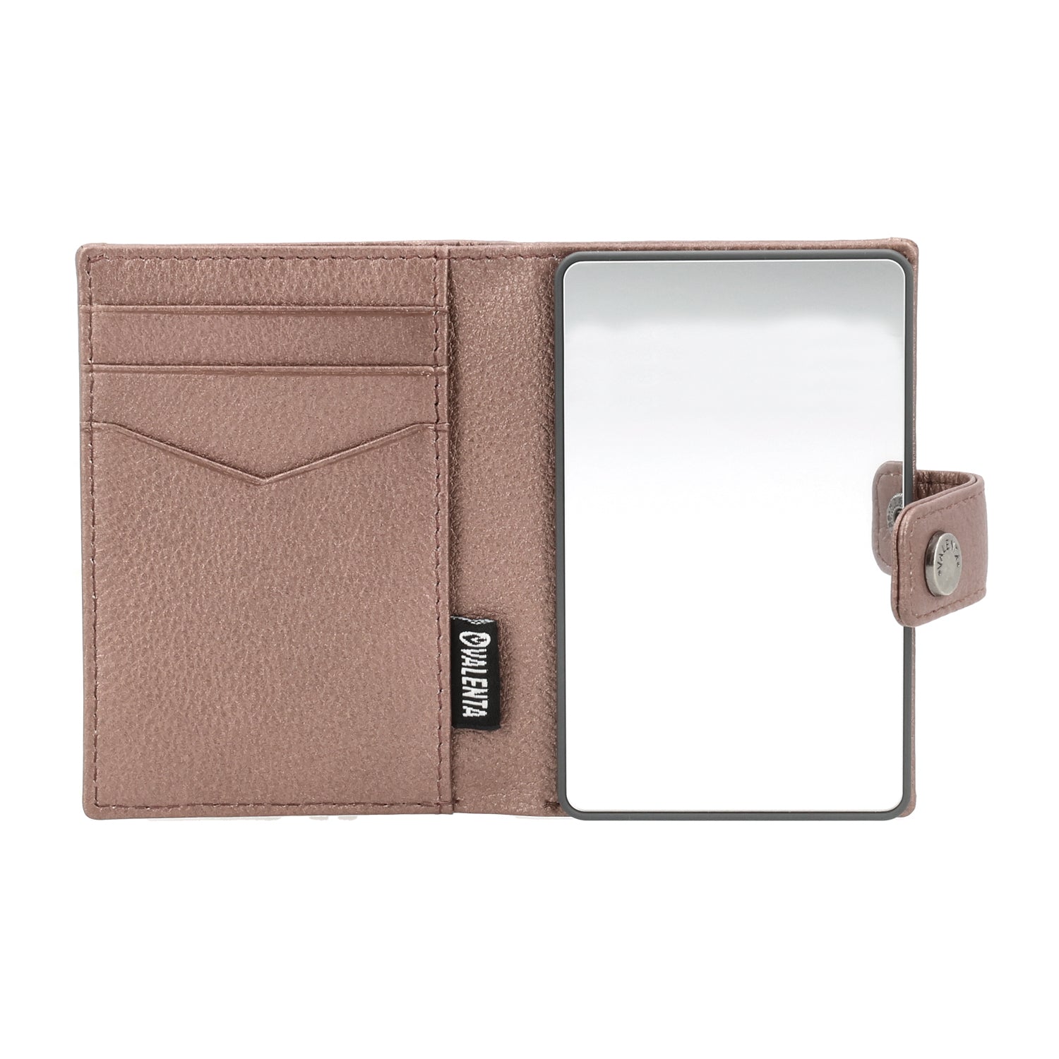Mirror Graphite Grey + Card Wallet Luxe Metallic Copper
