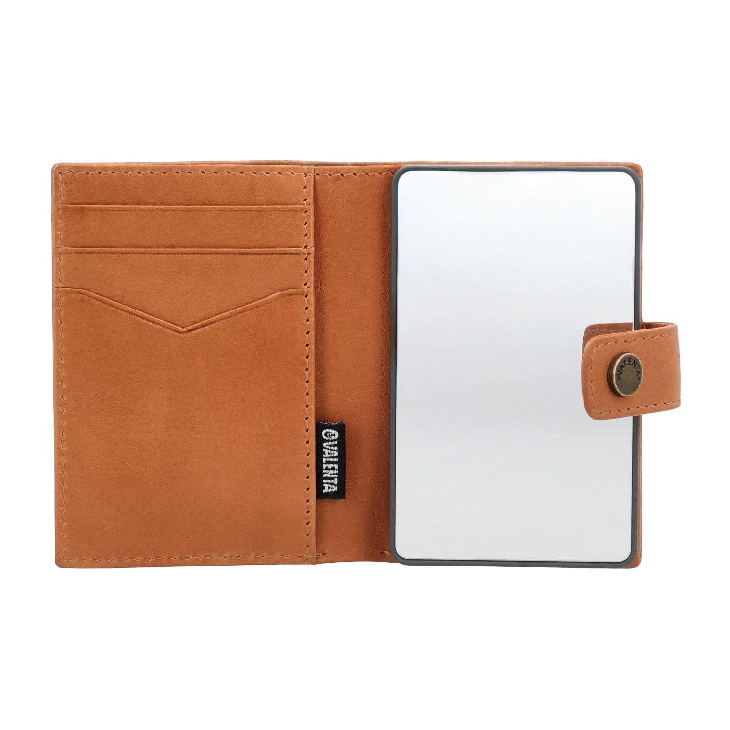 Mirror Graphite Grey + Card Wallet Luxe Tan