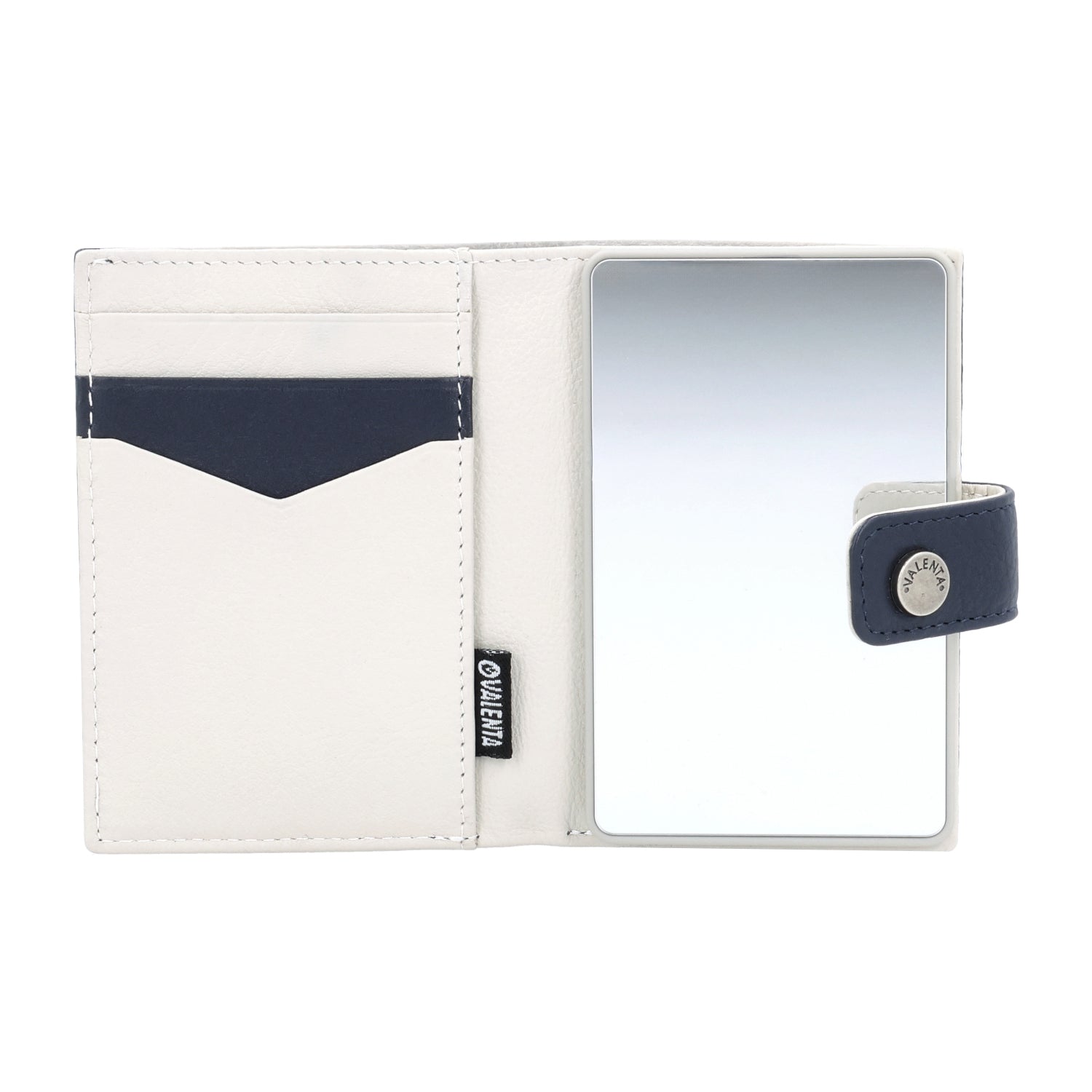 Mirror Natural + Card Wallet Luxe Navy