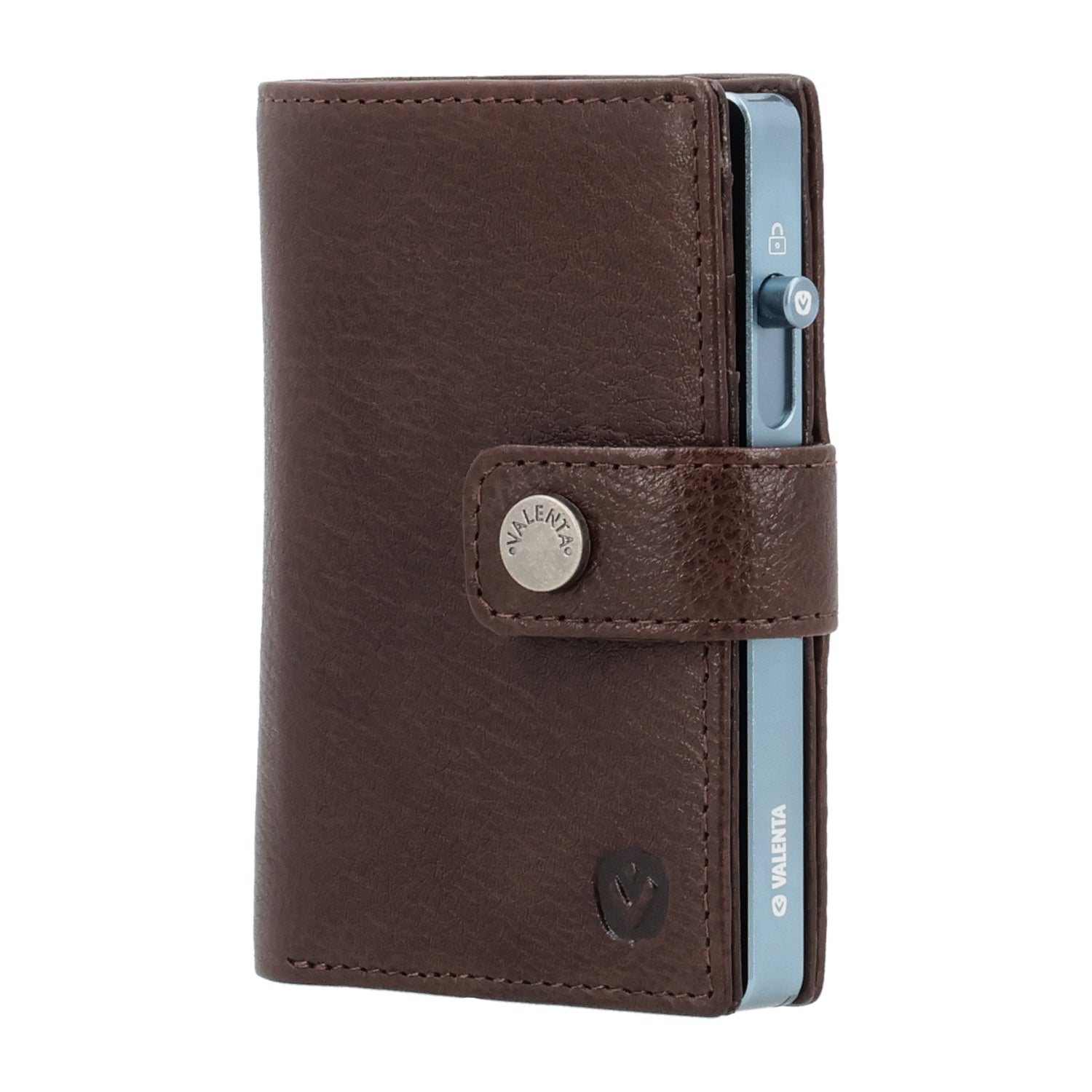 Cardprotector Cool Grey + Card Wallet Luxe Chocolate