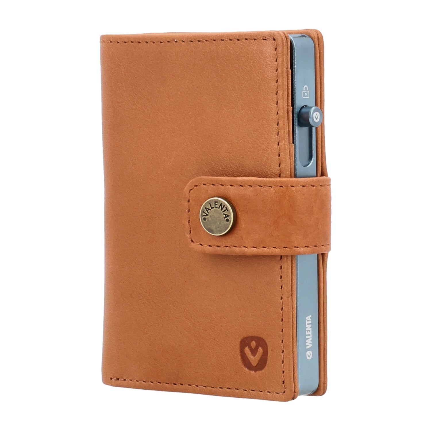 Cardprotector Cool Grey + Card Wallet Luxe Tan