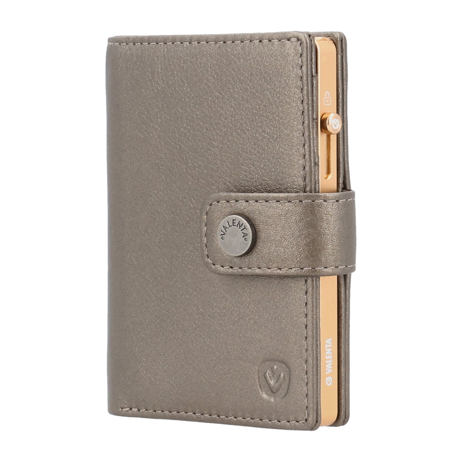 Cardprotector Thin Soft Gold + Card Wallet Luxe Metallic Bronze