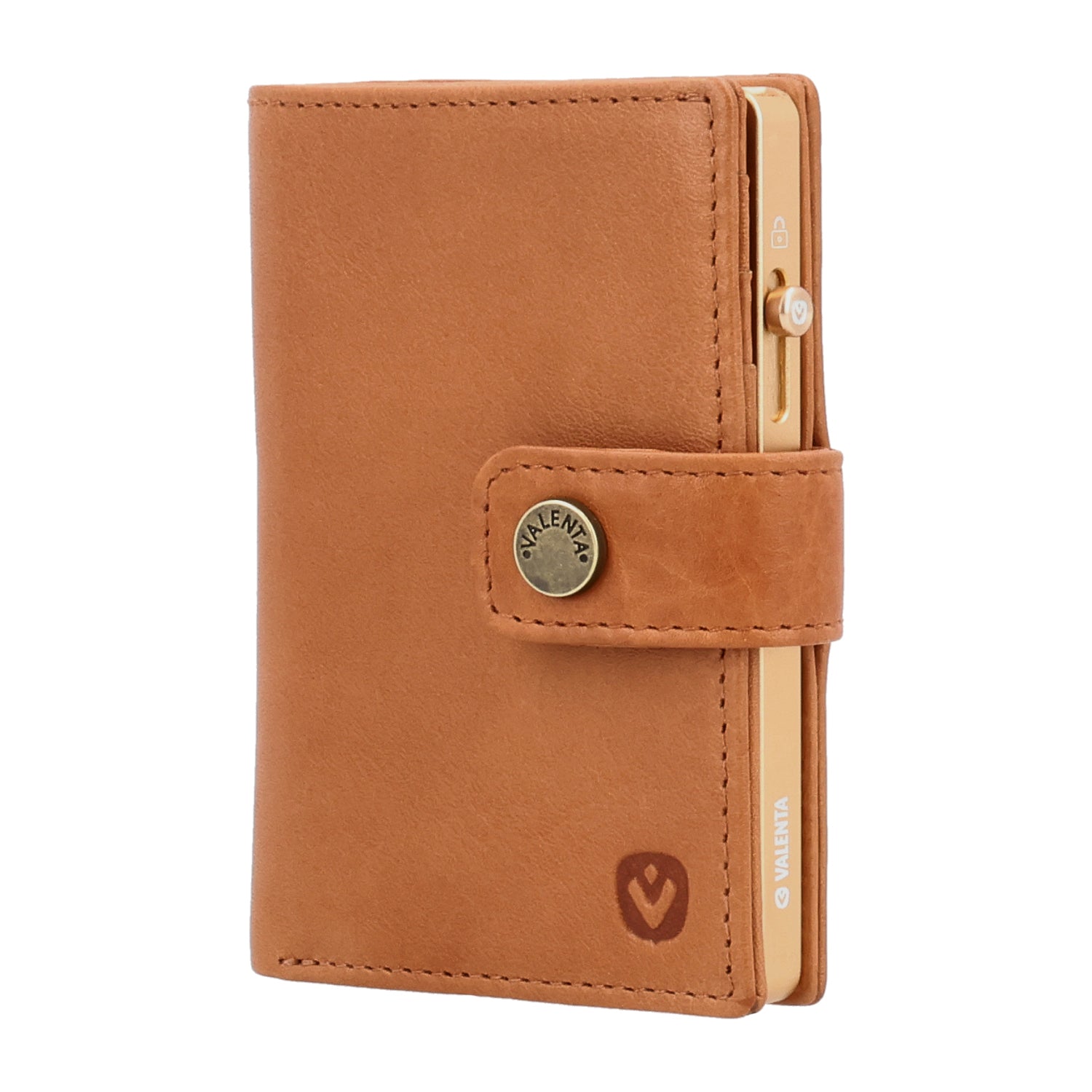Cardprotector Thin Soft Gold + Card Wallet Luxe Tan