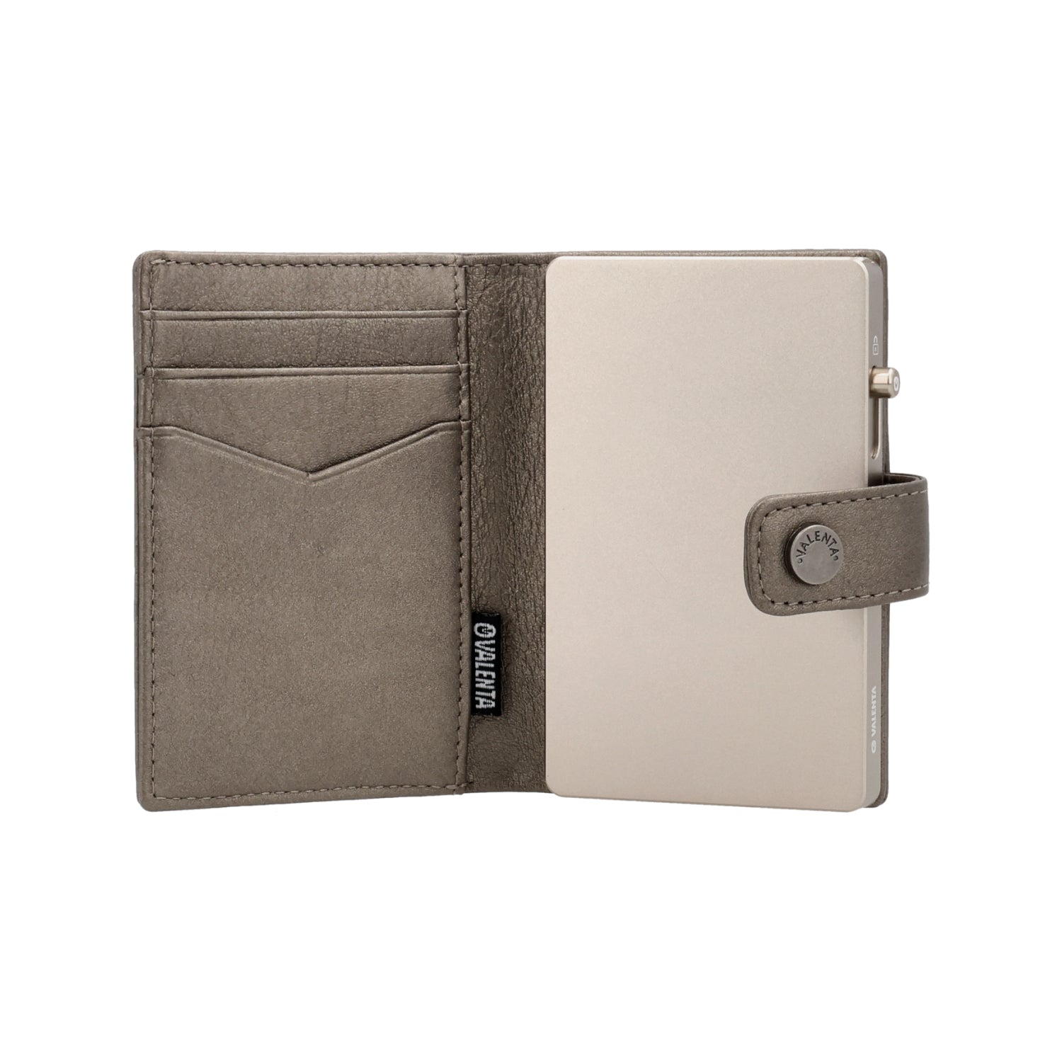 Cardprotector Titanium Natural + Card Wallet Luxe Metallic Bronze