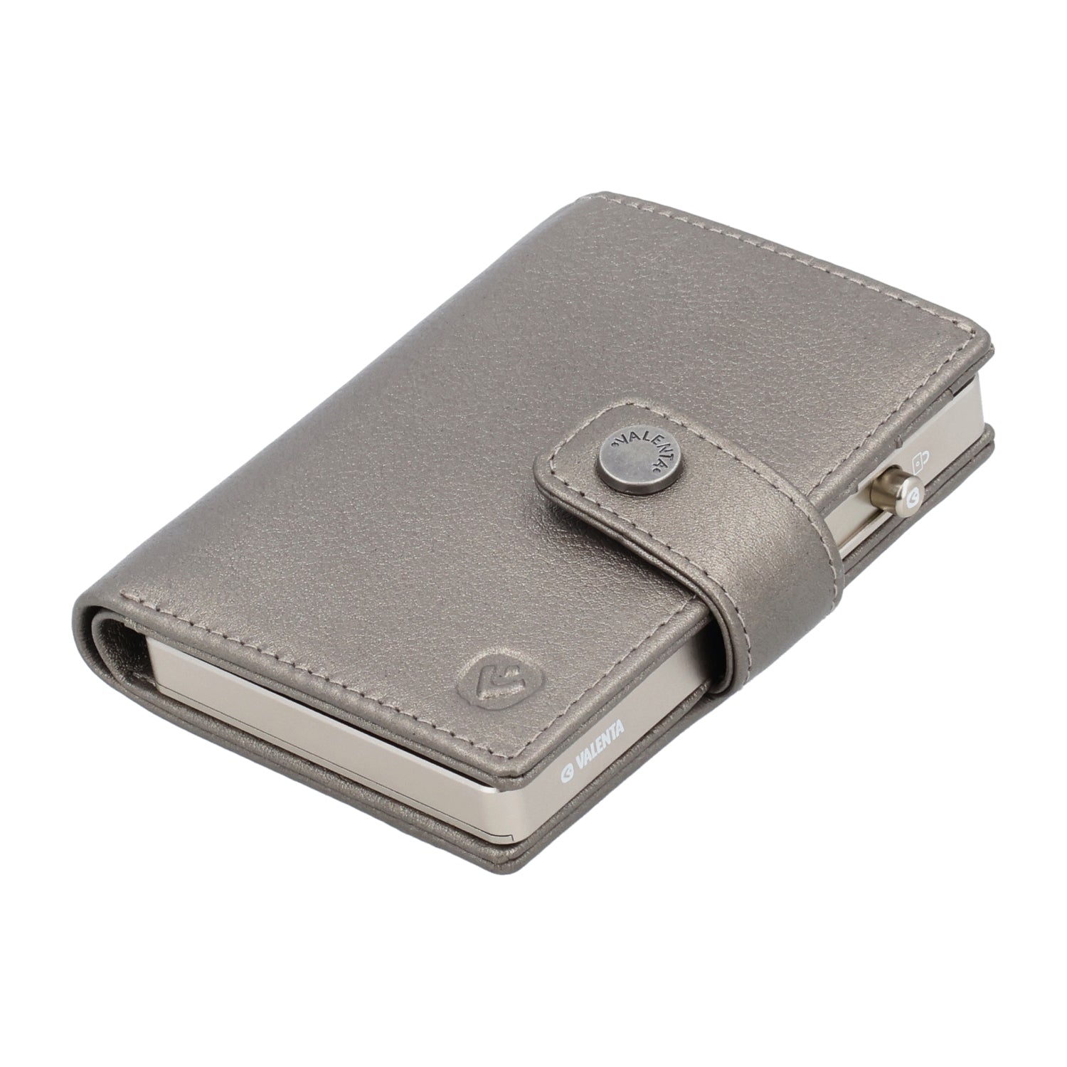 Cardprotector Titanium Natural + Card Wallet Luxe Metallic Bronze
