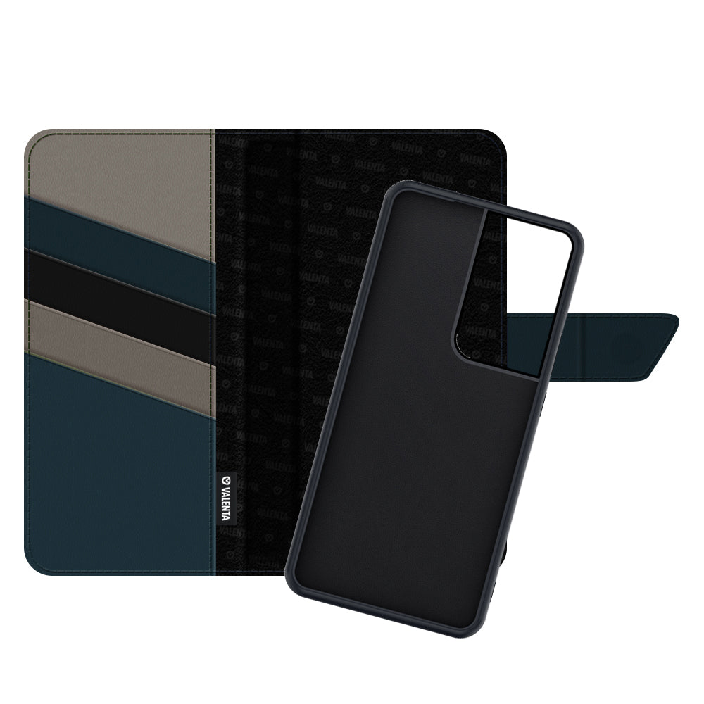 2-in-1 Wallet Leather Samsung Galaxy S21 Ultra Black