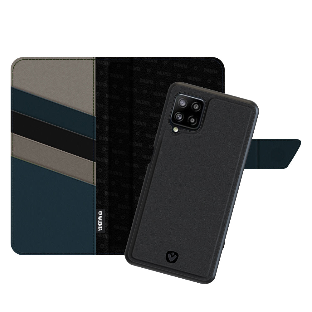2-in-1 Wallet Leather Samsung Galaxy A12 Black