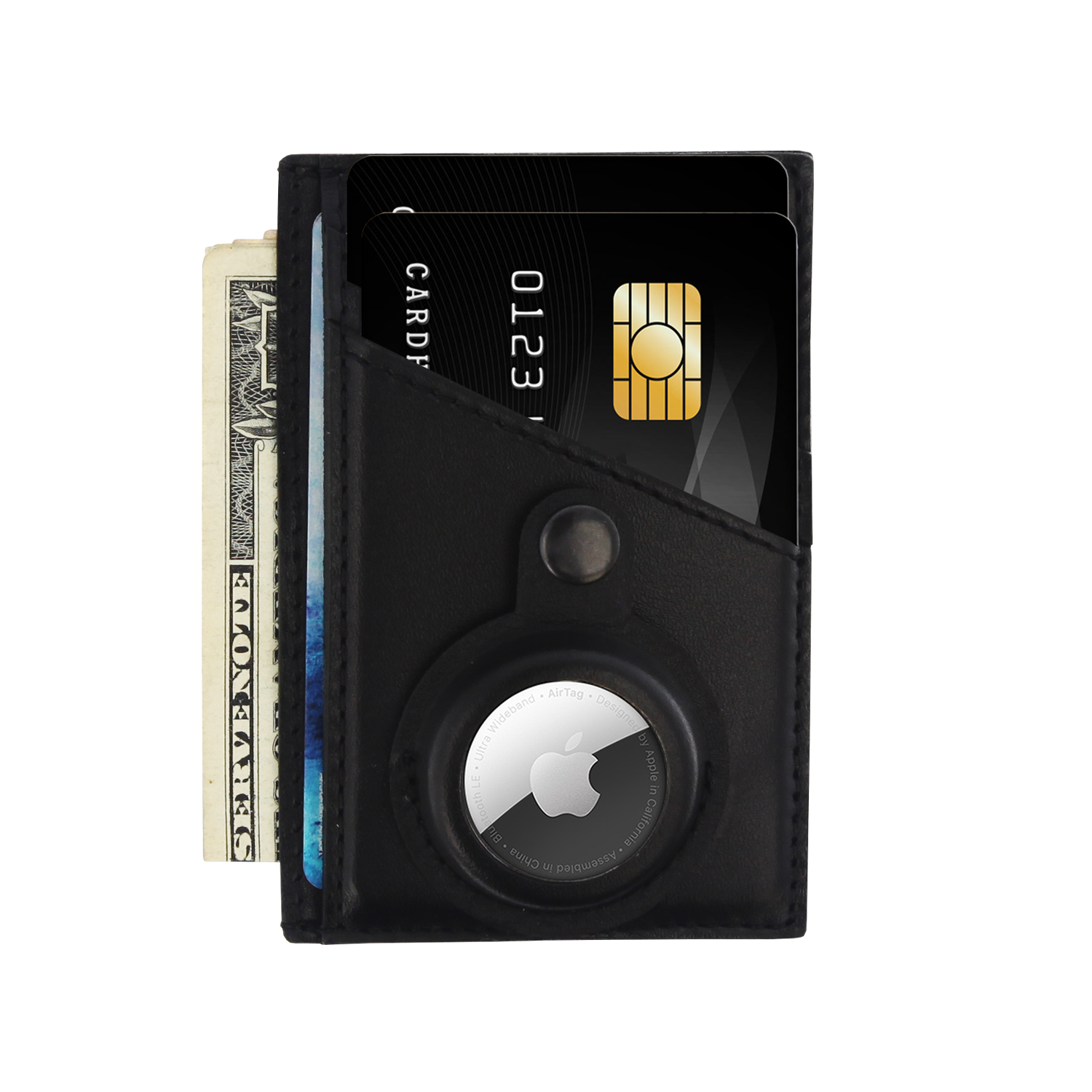 Card Wallet AirTag Black