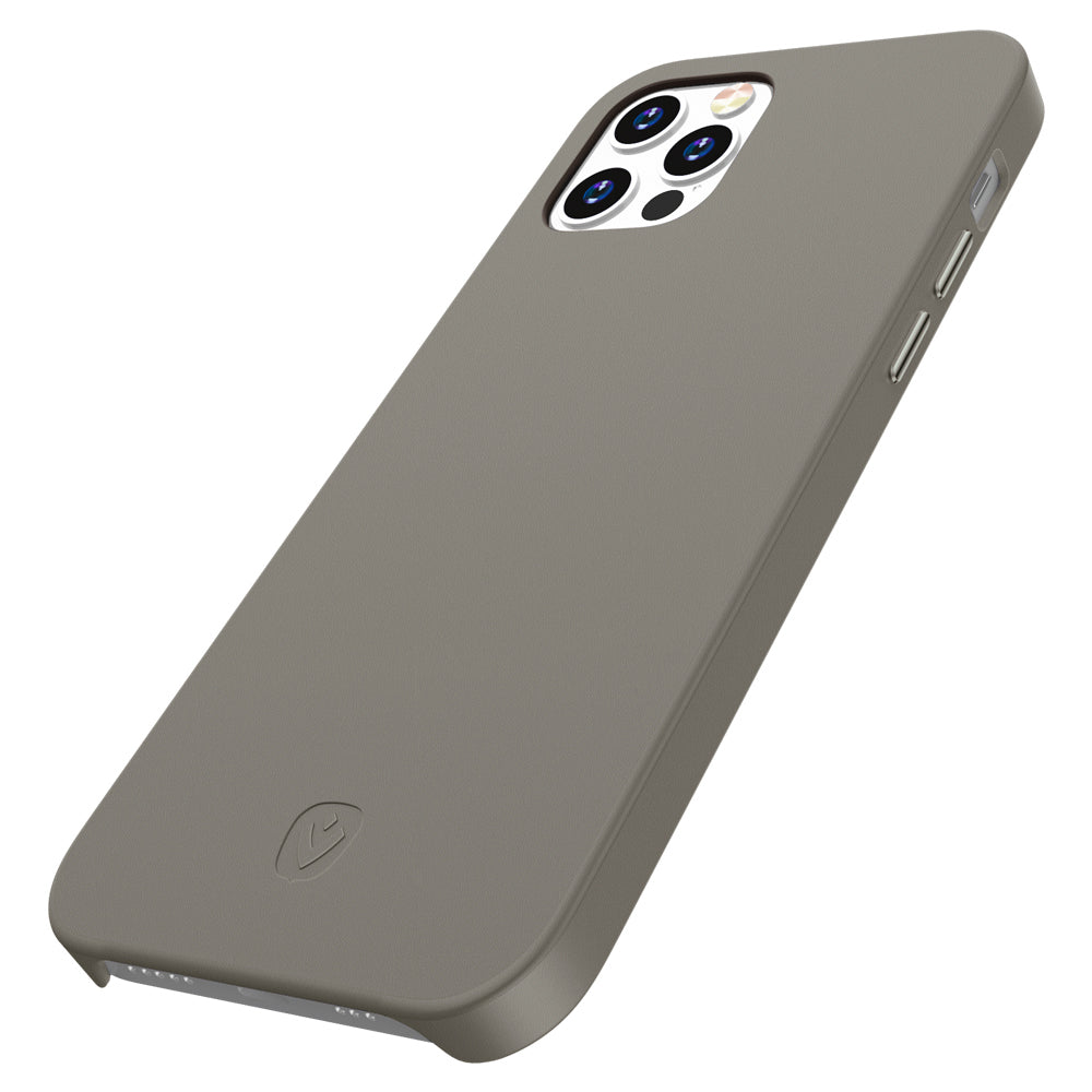 2-in-1 Wallet Leer Luxe iPhone 12 Pro Max Grijs