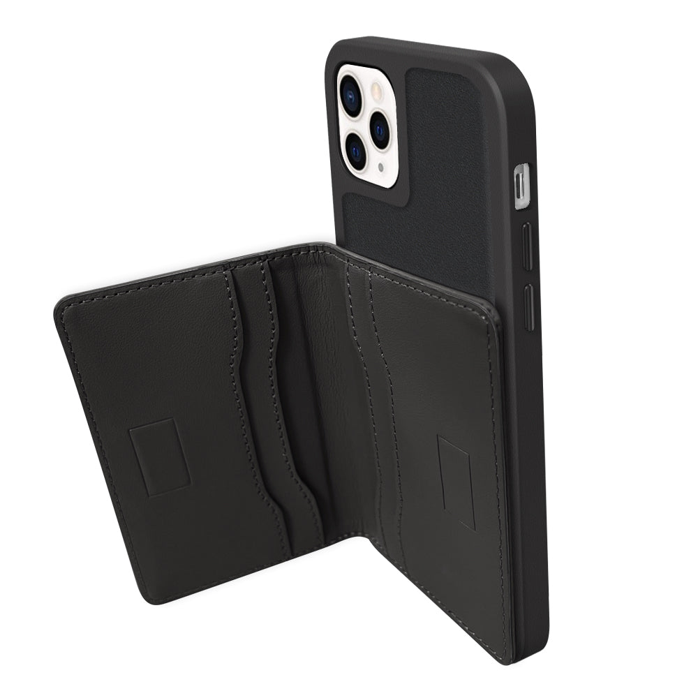 Leather iPhone Wallet / Case for two phones