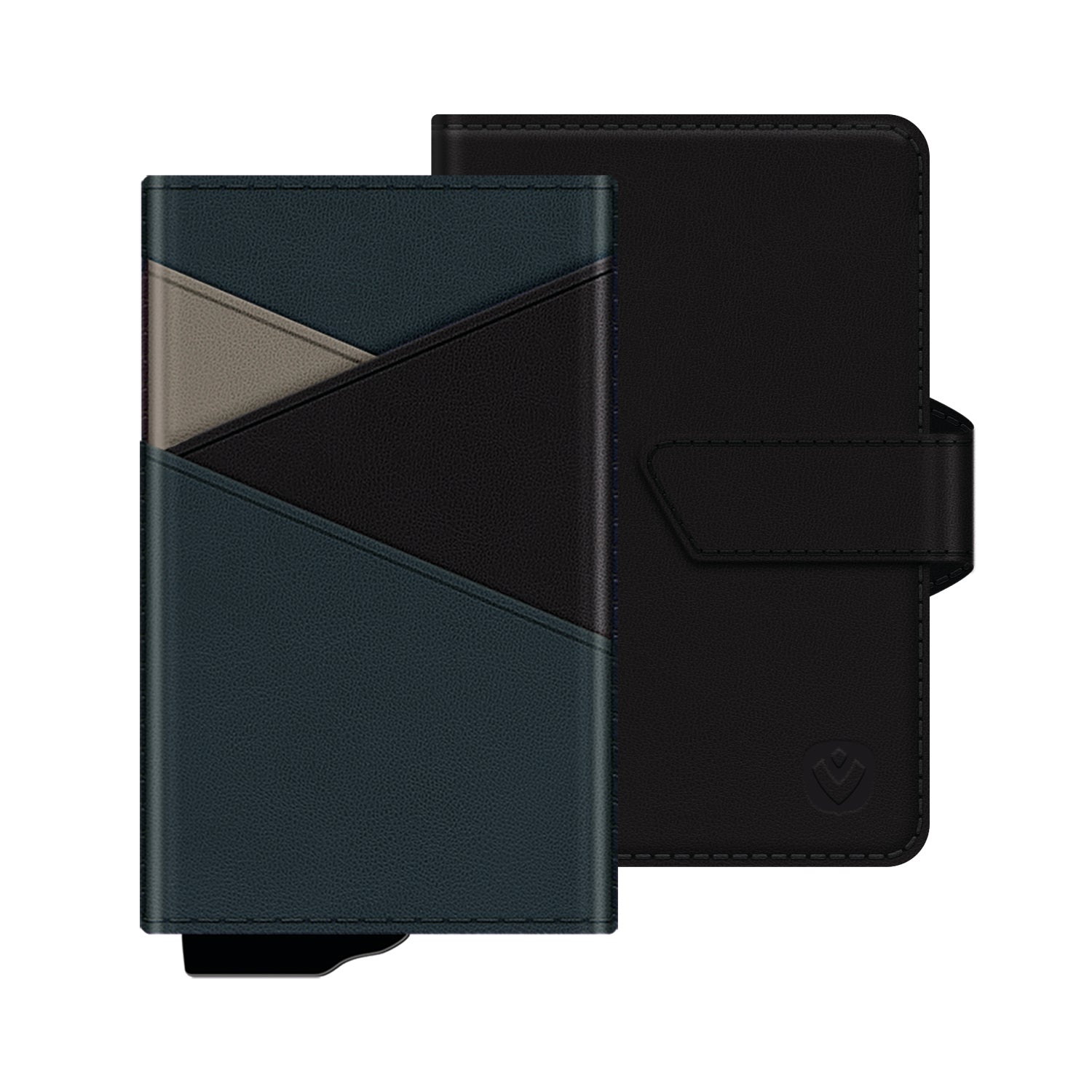 Card Case Plus Wallet Snap 2-in-1 Blauw