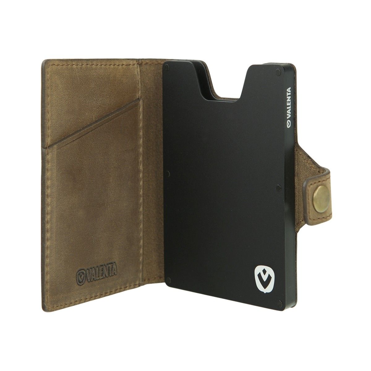 Card Case Wallet Vintage Brown