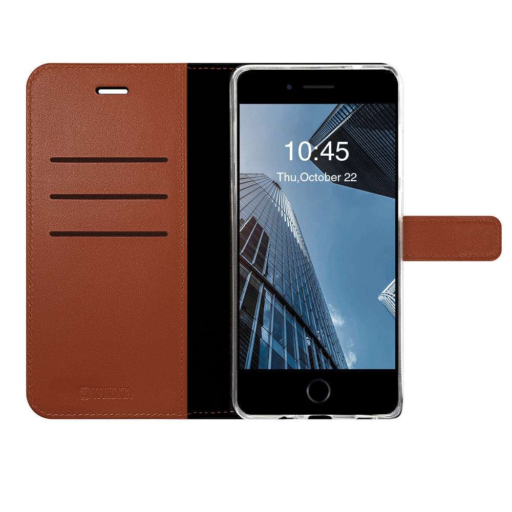 Book Case Leather Brown - iPhone SE2020/2022/8