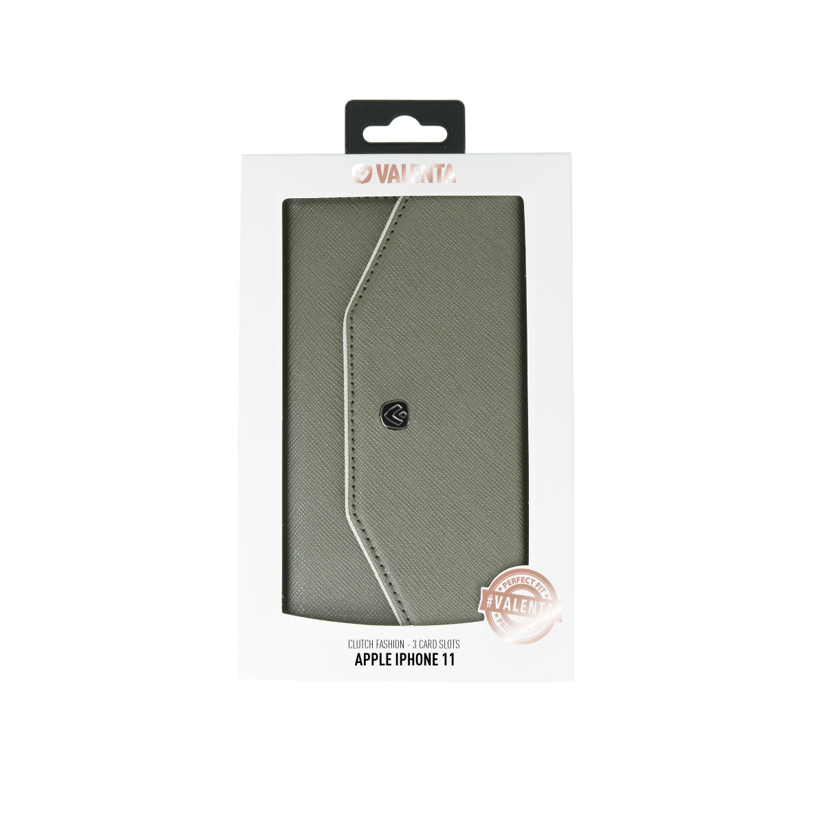 Abnehmbare Clutch Fashion iPhone 11 - Grün