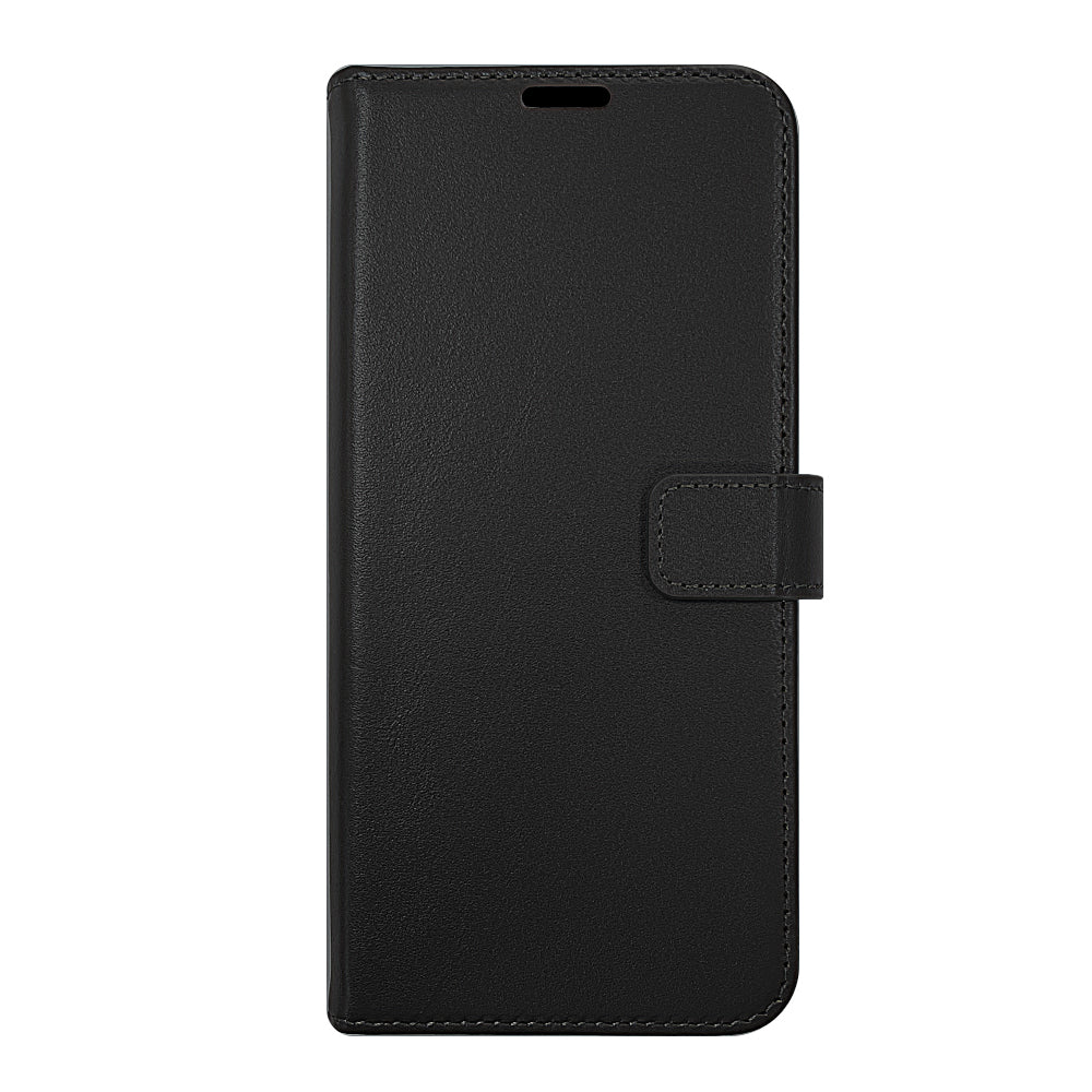 Book Case Leather Black - Galaxy A41