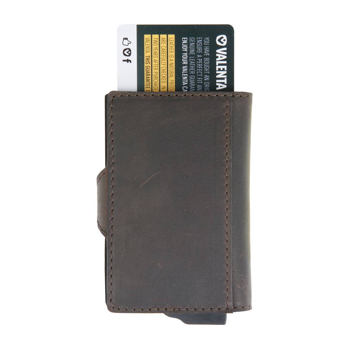 Card Case Plus Wallet Vintage Brown
