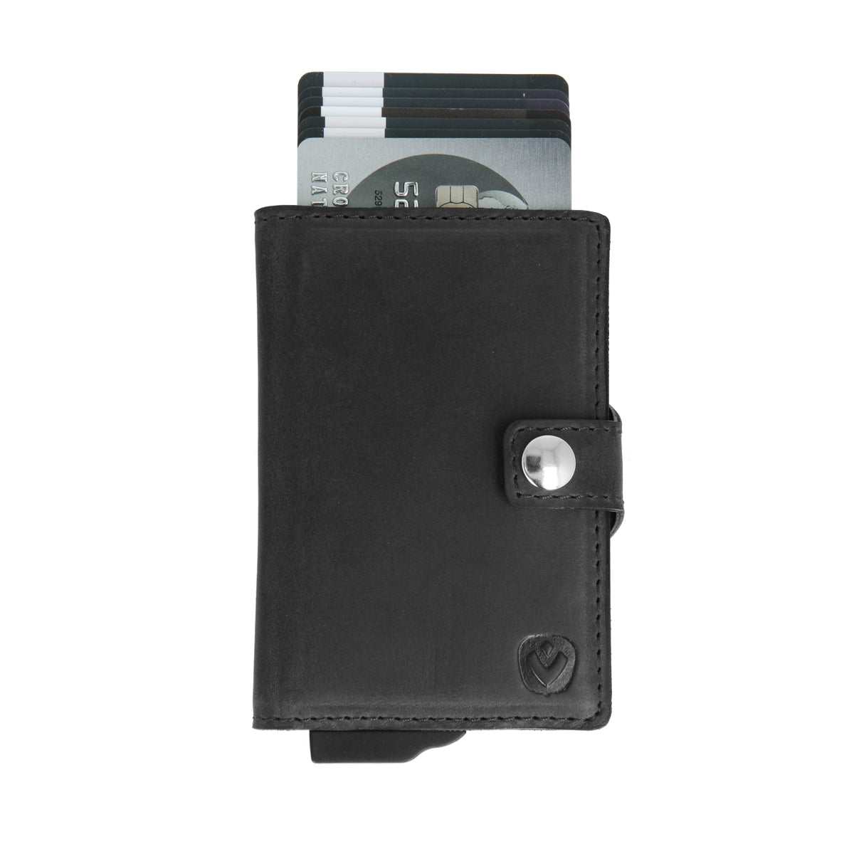 Card Case Plus Wallet Vintage Black