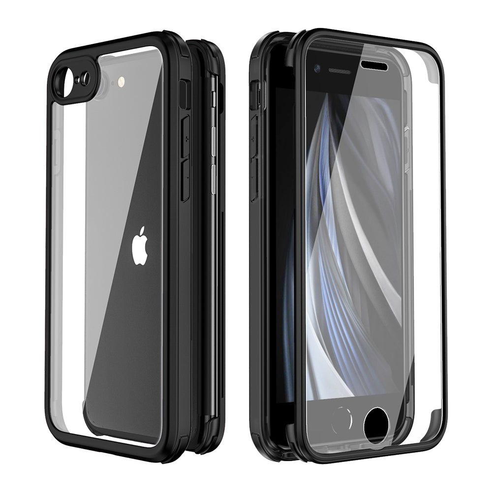 Full Cover Tempered Glass Black iPhone SE 2020/2022/8
