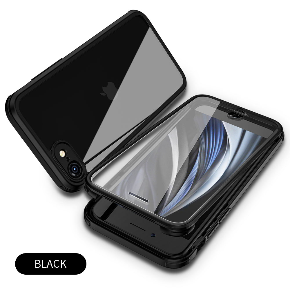 Full Cover Tempered Glass Zwart iPhone SE 2020/2022/8