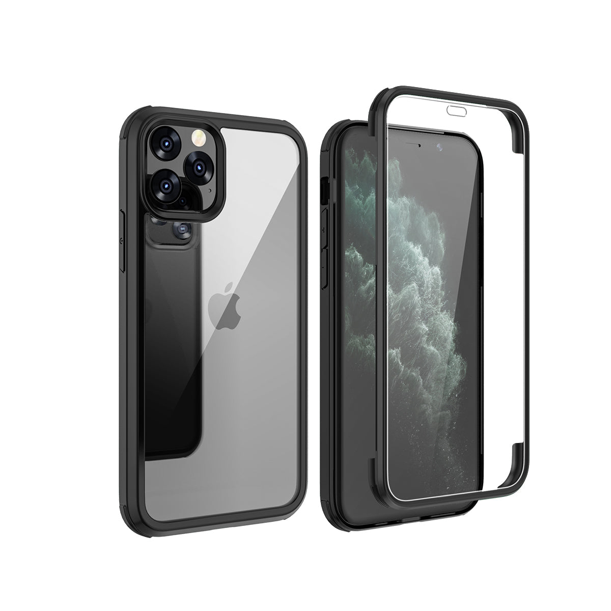Full Cover Tempered Glass Black iPhone 11
