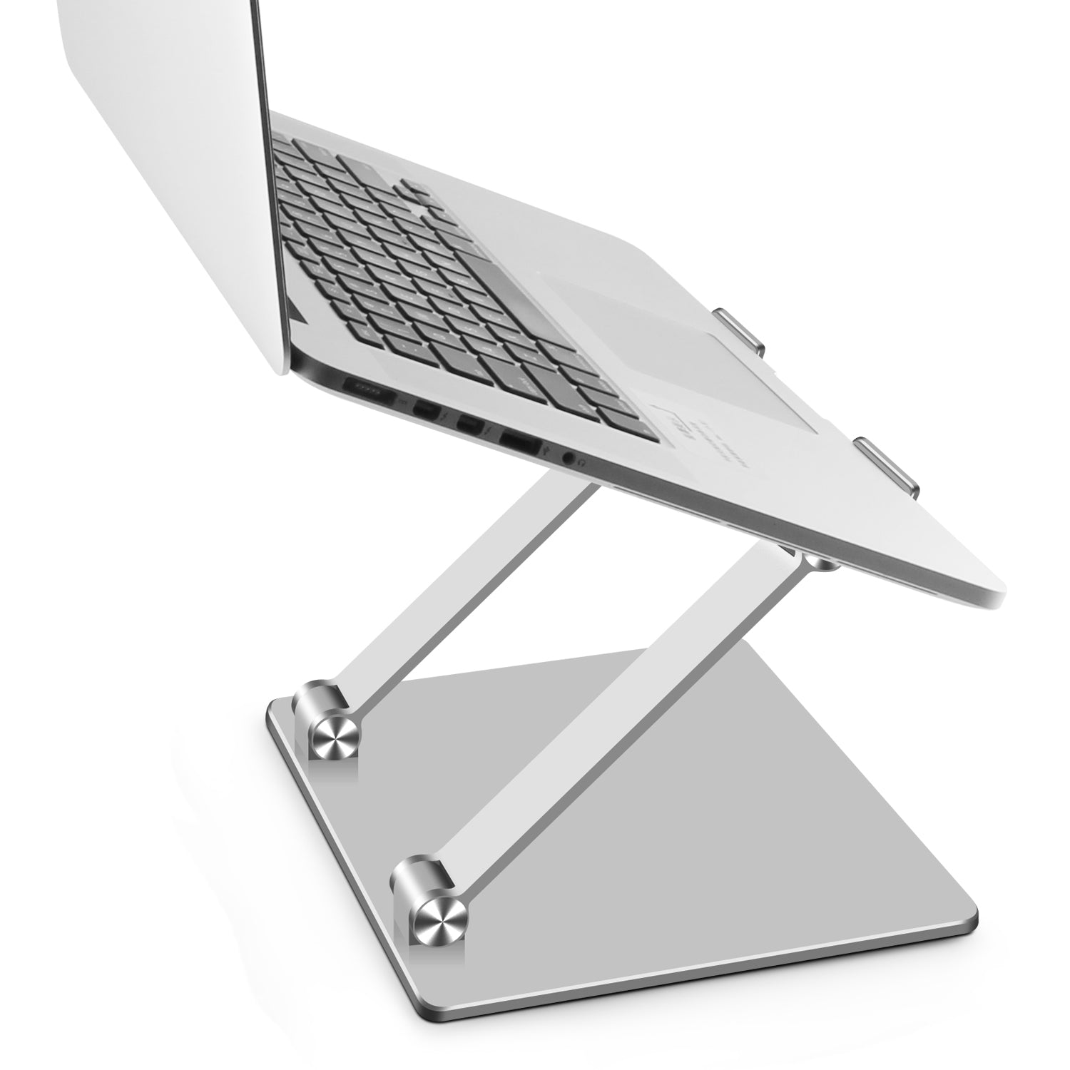 Laptop Holder Foldable Alu Silver