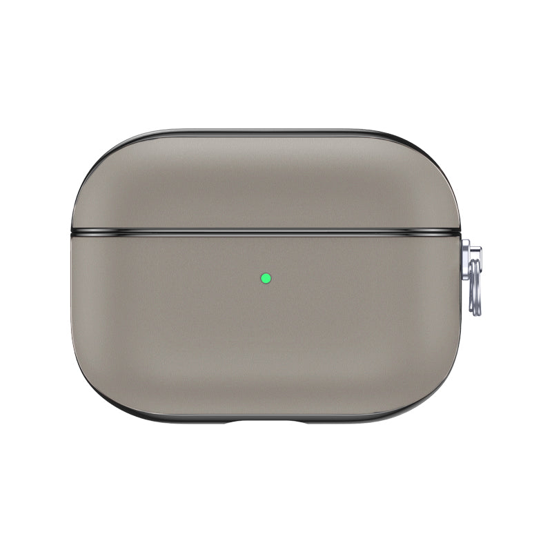 AirPods Case Leather Snap Pro Grey