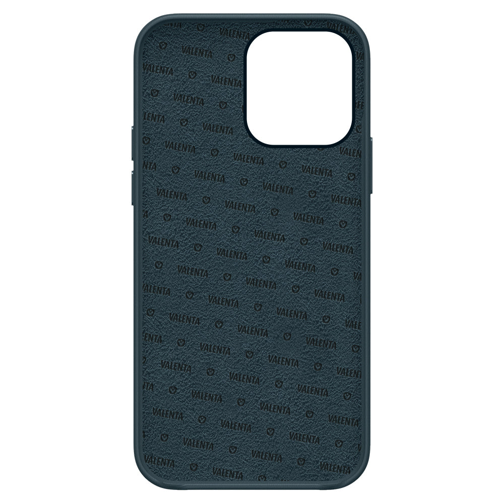 Back Cover Snap Luxe Leer Blauw iPhone 13 Pro Max
