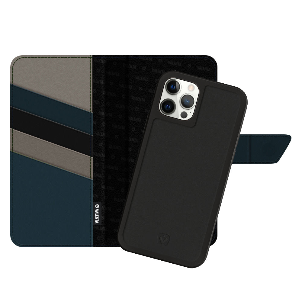 2-in-1 Wallet Leather iPhone 12 -12 Pro Black
