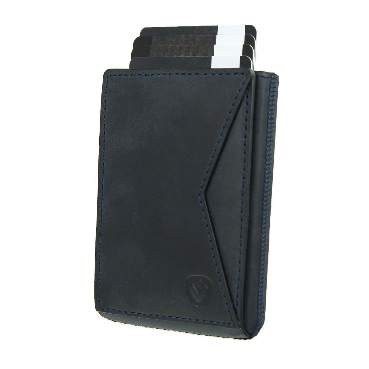 Card Case Pocket Premium Vintage Blue